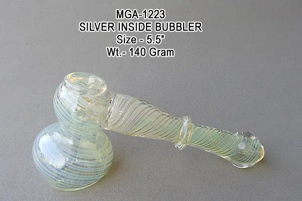 Silver Inside Bubbler
